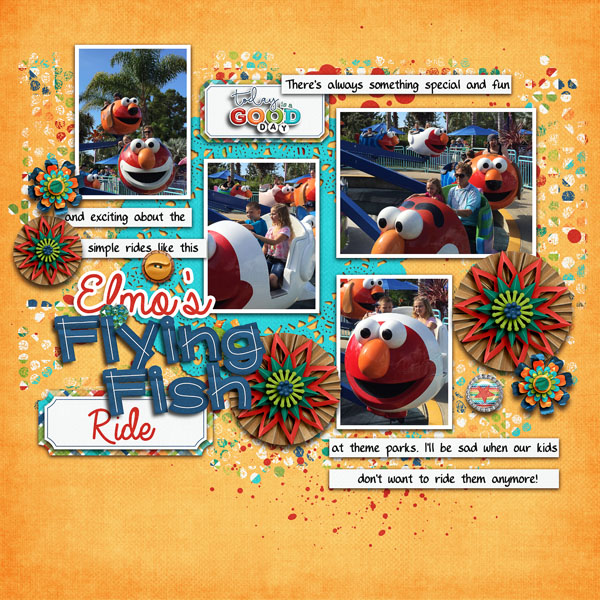 Elmo's Flying Fish Ride