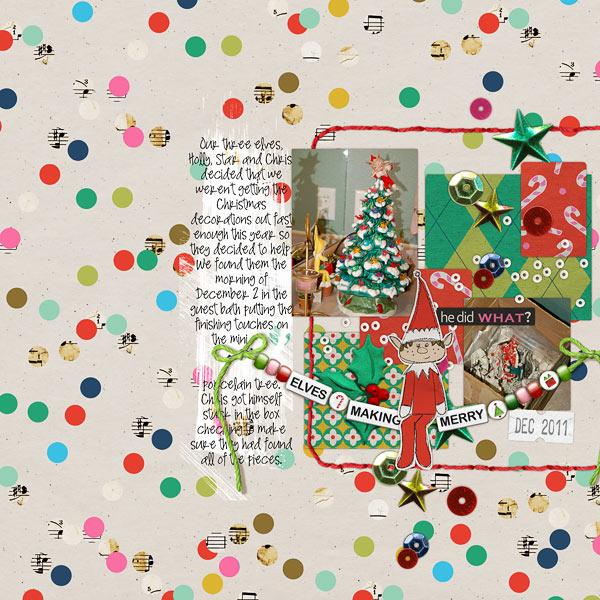 Elves Making Merry
