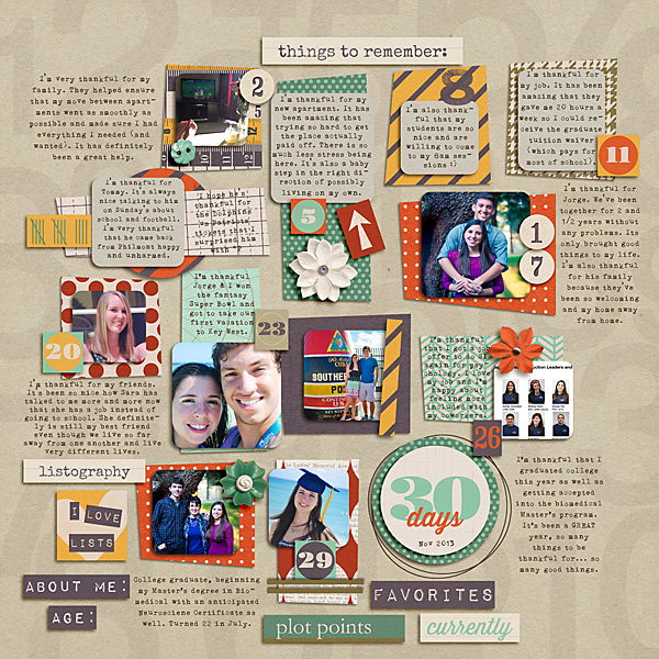 Elysse's 30 Days of Thankful