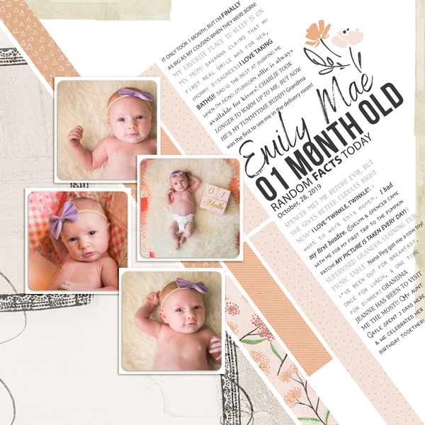 Emily Mae 1 Month