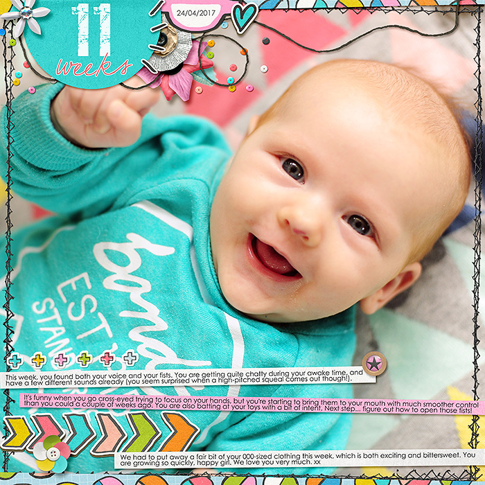 Evelyn at 11 Weeks