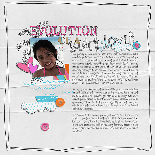 evolution of a beach lover
