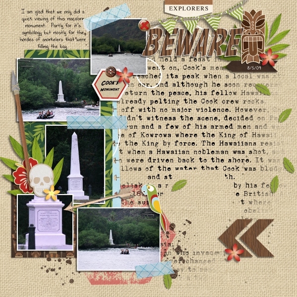 Explorers Beware MOC7 Day 6 Captain Cook's Monument