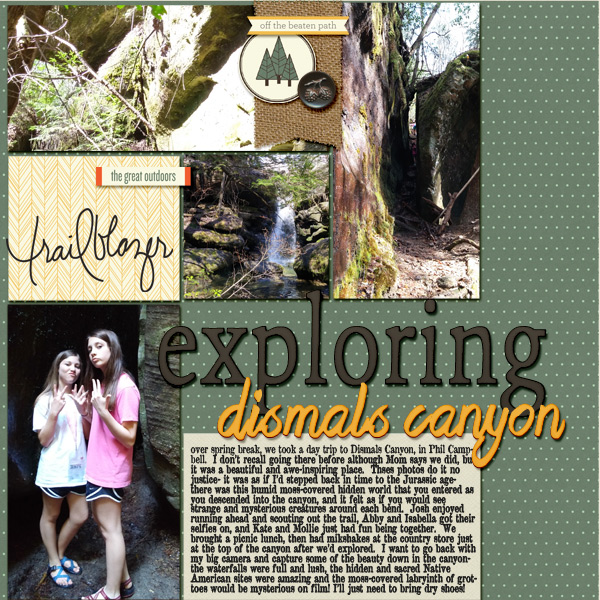 Exploring Dismals Canyon- right side