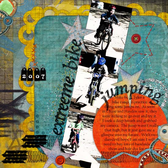 extreeme bike jumping