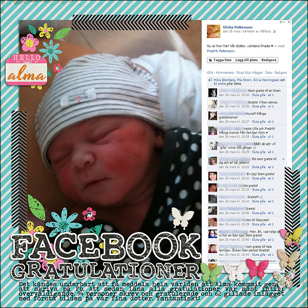 Facebook congratulations