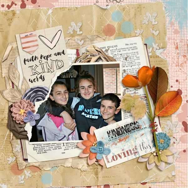 Faith hope and kind words