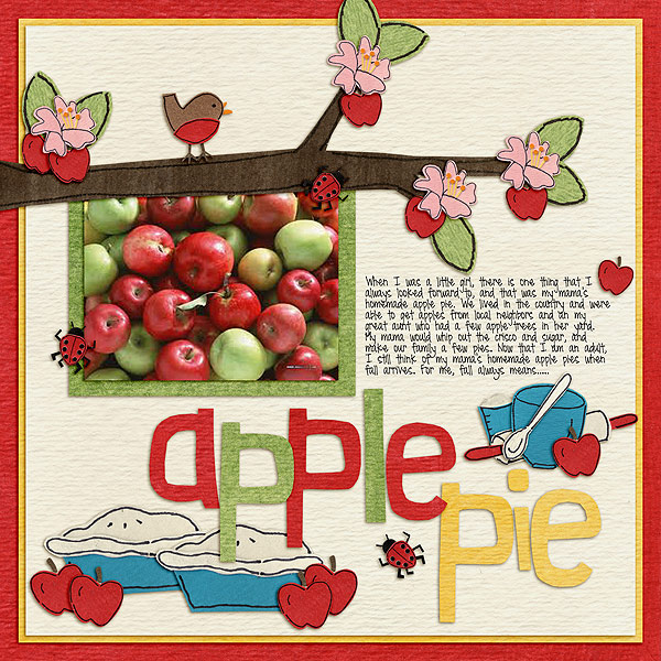 Fall means apple pie