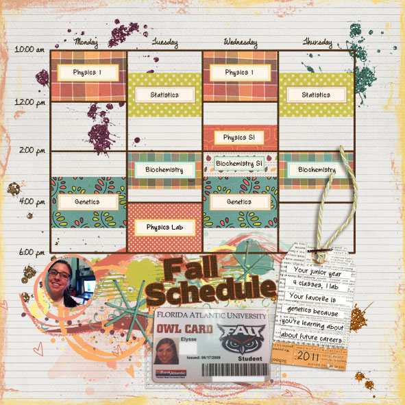 Fall Schedule