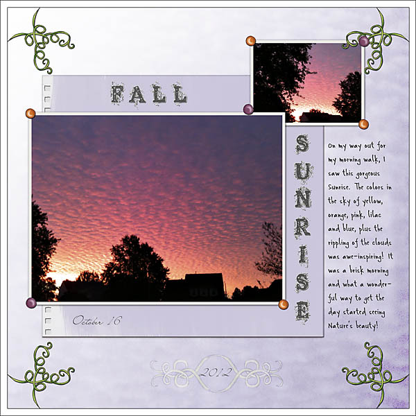 Fall Sunrise