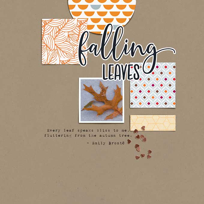 falling leaves