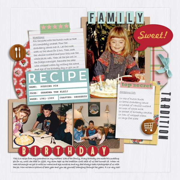 Family Birthday Tradition - Recipe