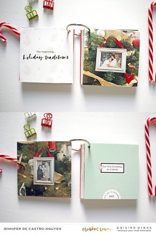 Family Ornaments mini album (page 1-4)