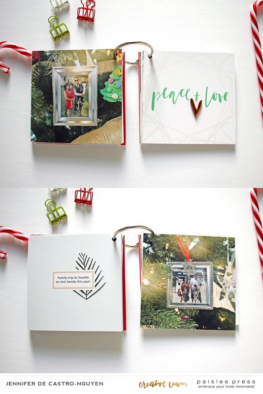 Family Ornaments mini album (pages 13-16)