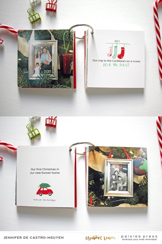 Family Ornaments mini album (pages 9-12)