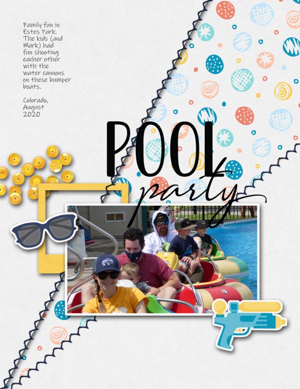 Family pool fun!
