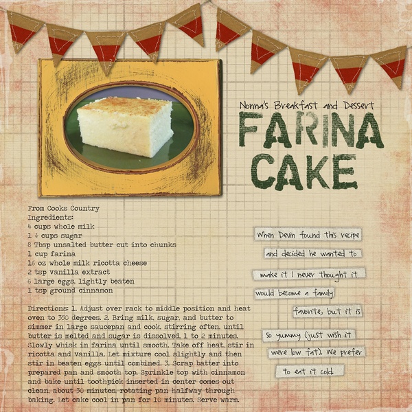 Farina Cake