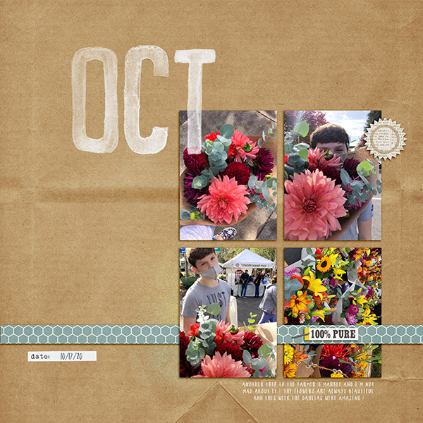 Farmer's Market Dahlias
