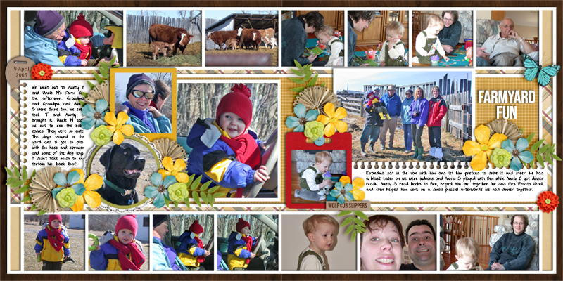 Farmyard Fun (double page)