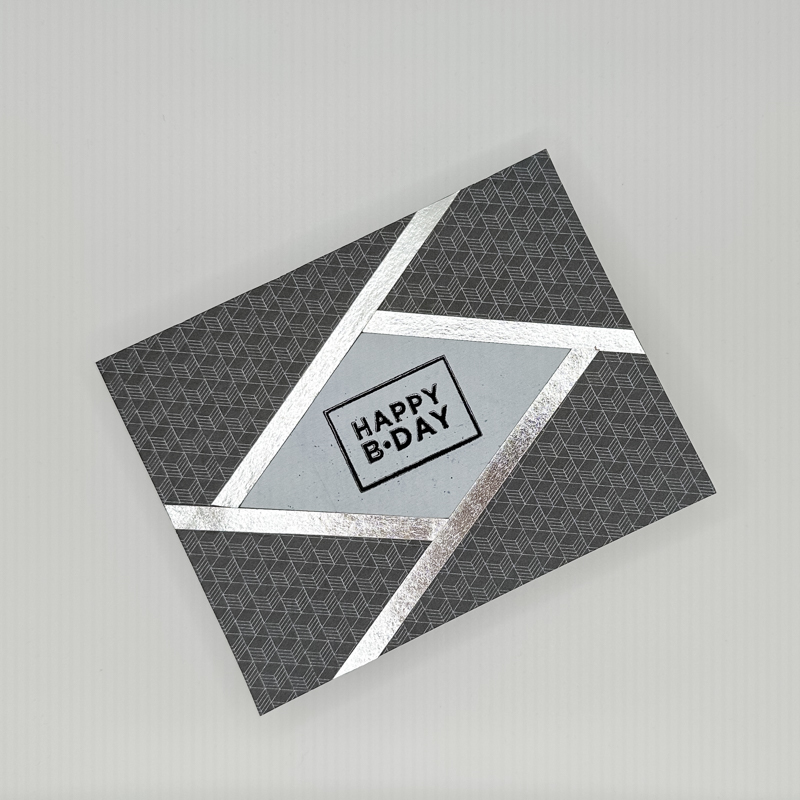 Faux Fractured Card