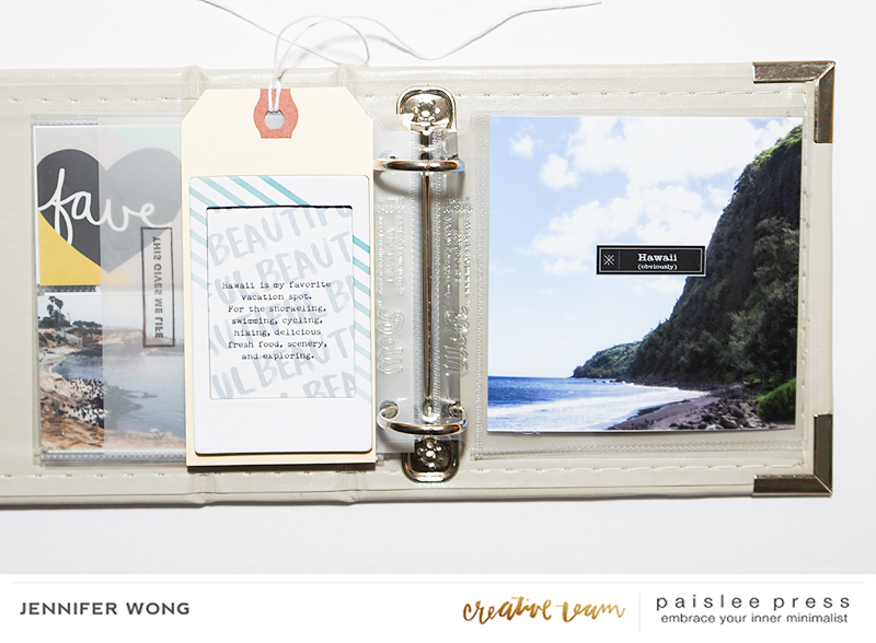 Favorites Mini Album - vacation spot
