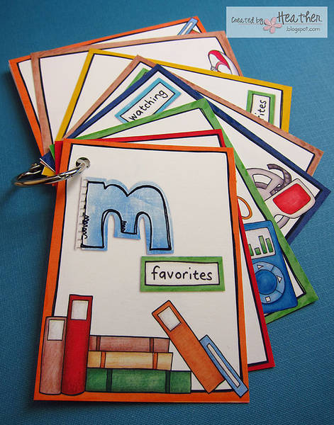 Favorites mini book
