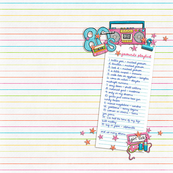 favourite 80´s playlist