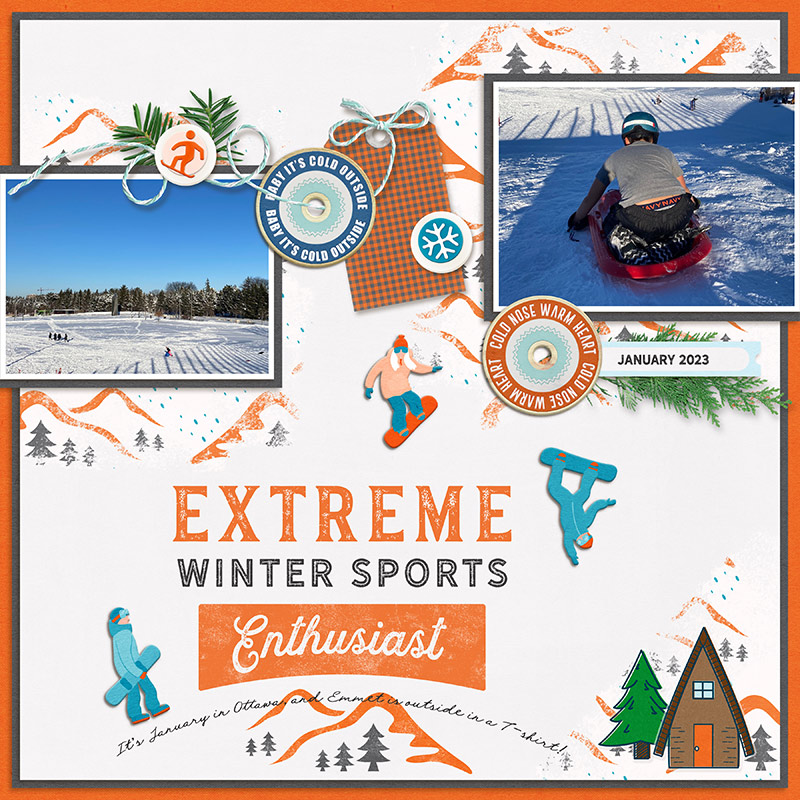Feb 23 Template Challenge: Extreme Winter Sports