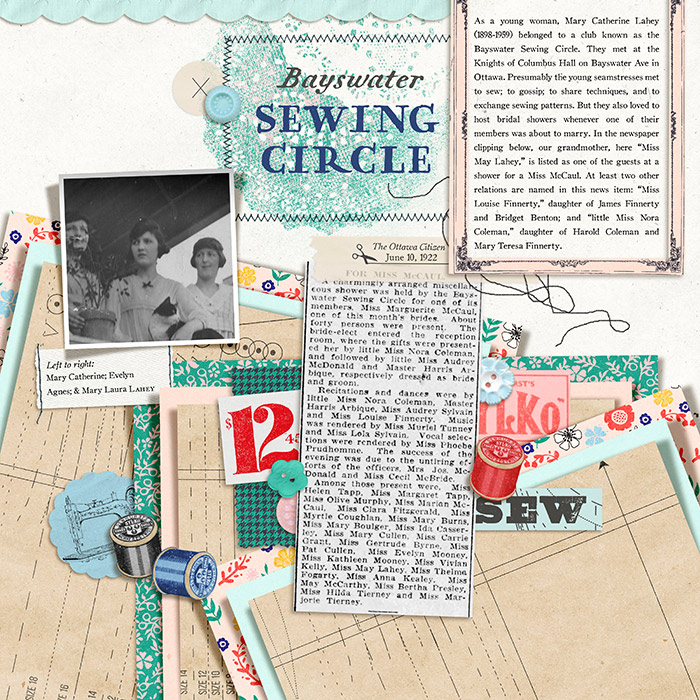 Feb 24 Photography Challenge: Bayswater Sewing Circle