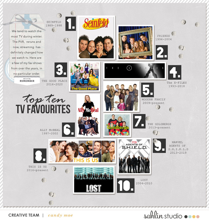 Feb Layout - TV Favs