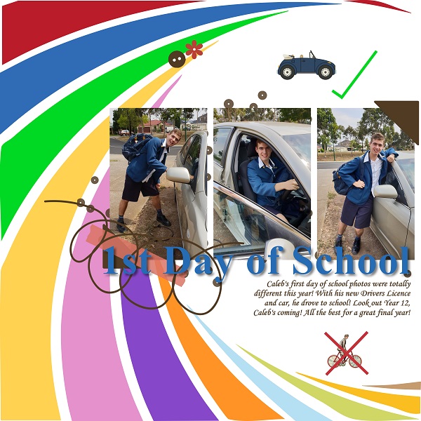Feb Random Challenge - Rainbow Page
