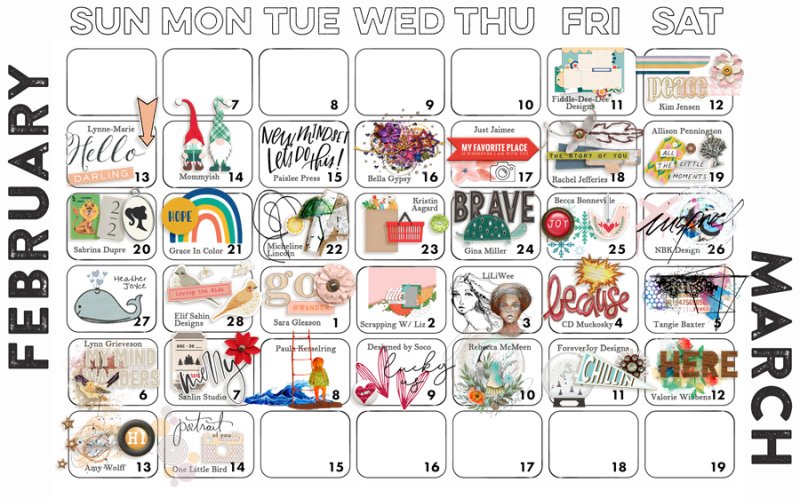 FebMarchCalendar2022-3-14