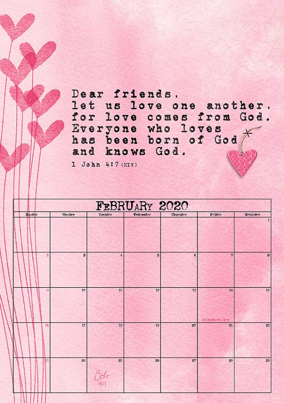 February 2020 Calendar