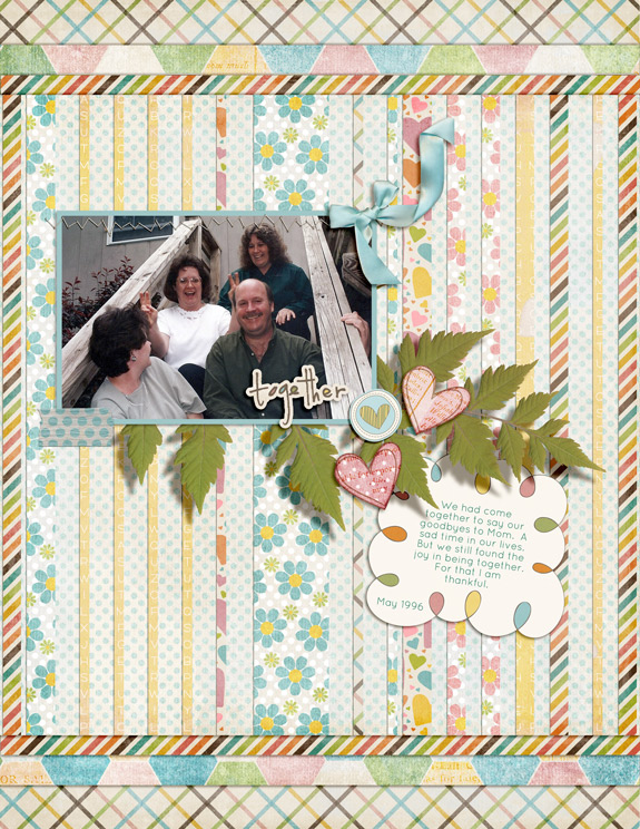 FEBRUARY BLOG CHALLENGE PATTERNED PAPER