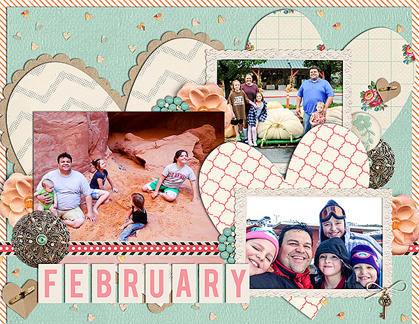 February Calendar Topper