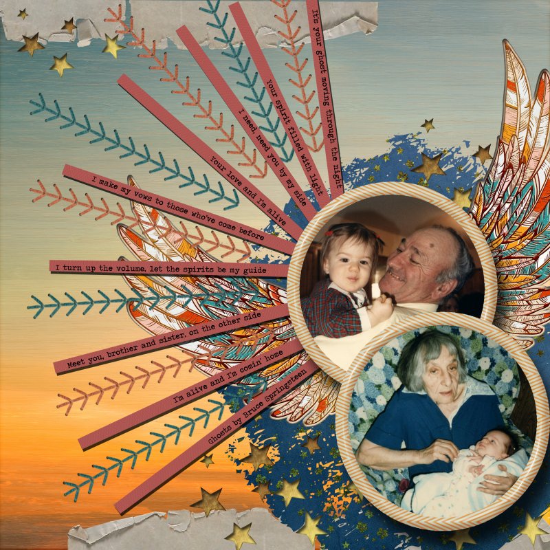 February Inspiration Challenge Ghosts By Bruce Springsteen Miss You Dad And Grandma
