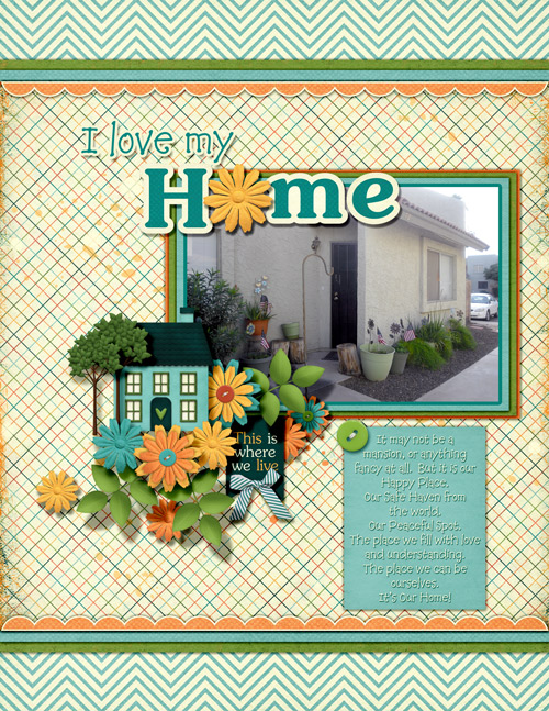 FEBRUARY JOURNALING CHALLENGE - I LOVE MY HOME