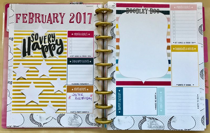 February Planner Set up 2