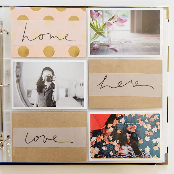 February Project Life Layout
