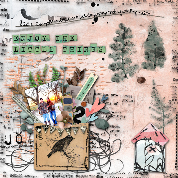 February Rachel Jefferies Mixed Media Challenge