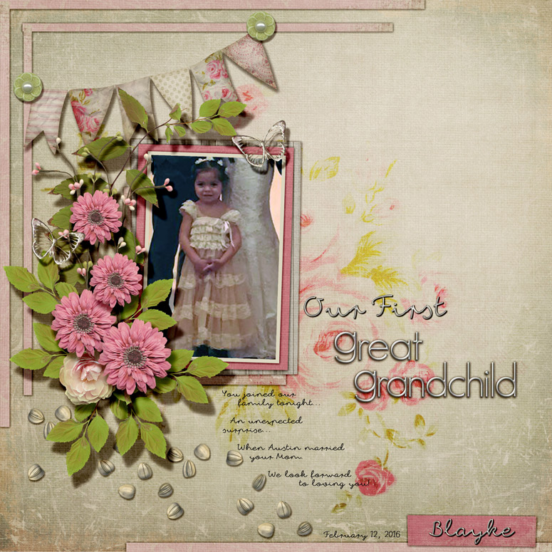 FEBRUARY RANDOM CHALLENGE - FIRST GREAT GRANDCHILD