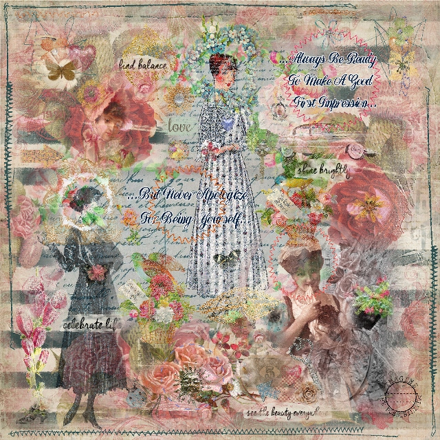 February Scraplift Challenge-Celeste's Gallery-Being Yourself