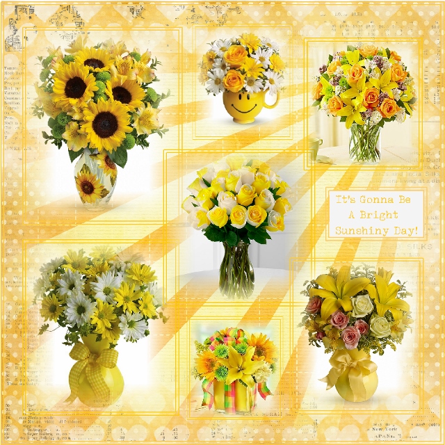 February Style Challenge-Monochromatic Layout-Yellow-Bright Sunshiny Day!