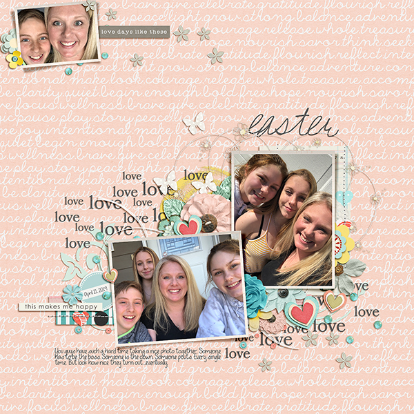February Template Challenge - Easter 2019