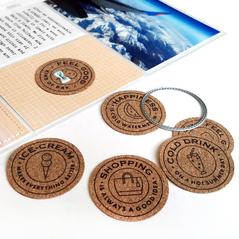 Feel Good Stamps Cork Circles