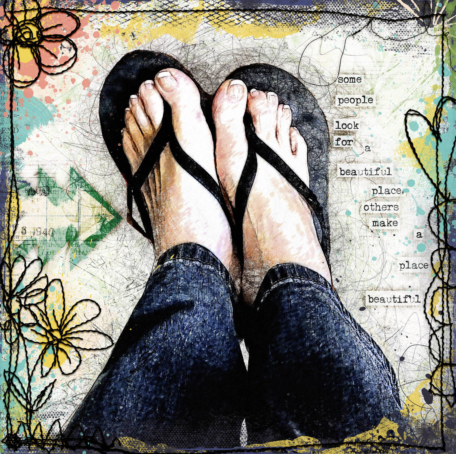 feet