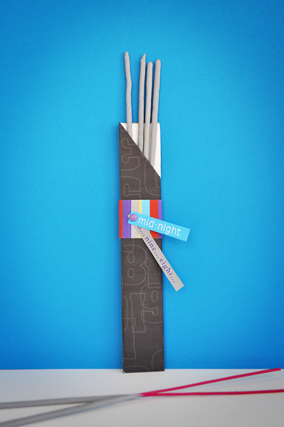 Festive fireworks holder
