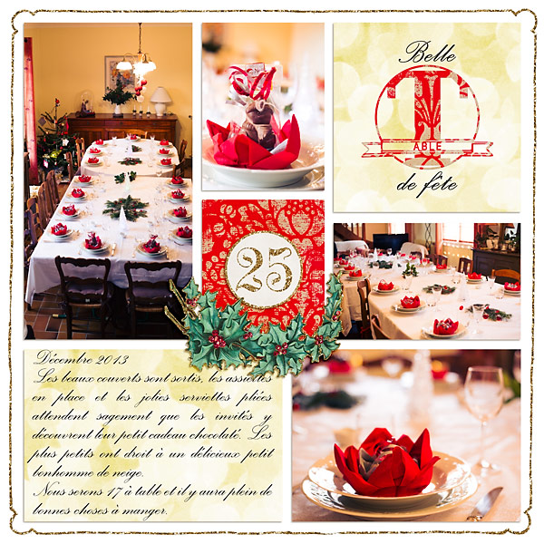 Festive table