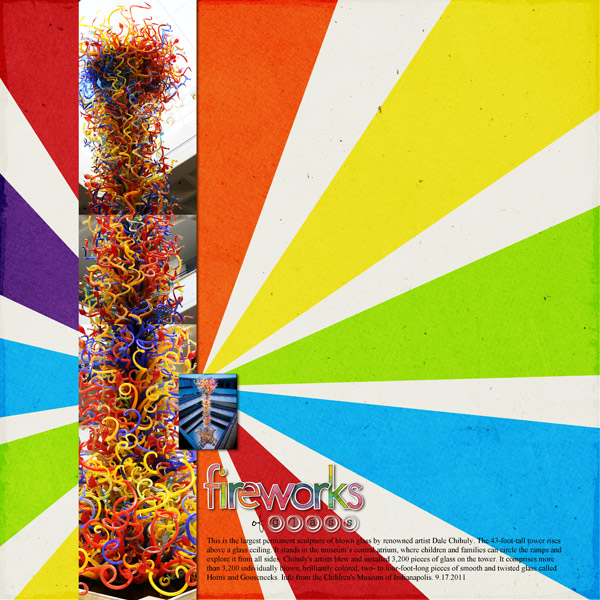 fireworks of glass