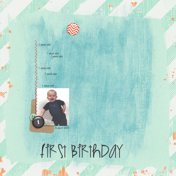 first birthday